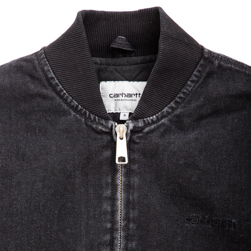 Carhartt WIP Paxon Bomber Black/Black Stone Washed I033273.00E.06.03 Degli Uberti
